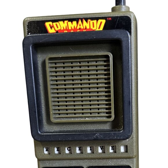 Vintage ERTL Commando Walkie-Talkie Morse Code Combat Radio Working - Picture 3 of 10